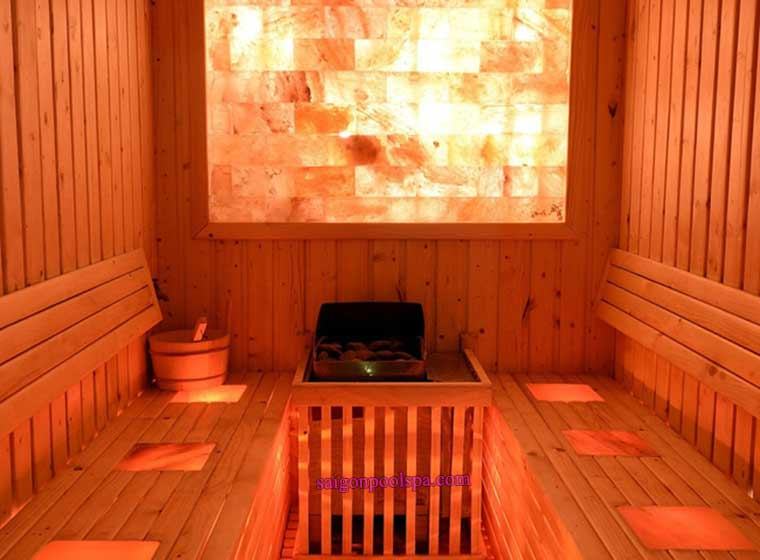 Thiết kế thi công Lắp đặt Phòng xông hơi sauna khô ướt